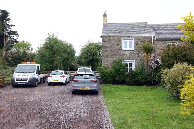 Jenny Cummings from St Brides, Newport is being taken to court for not complying with a council order to take down her floodlights and move her commercial vans from her driveway. -Credit:WalesOnline/Rob Browne