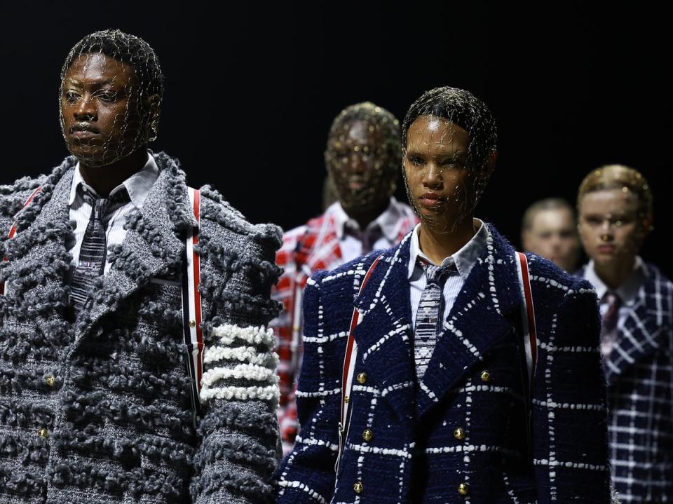 Thom Browne runway show for New York Fashion Week 2023 (Getty Images)