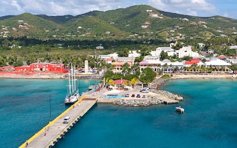 St Croix cruise pier leading to Frederiksted - Credit: iStock