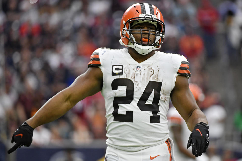 Browns RB Nick Chubb didn't quite live up to his fantasy projection in Week 13.