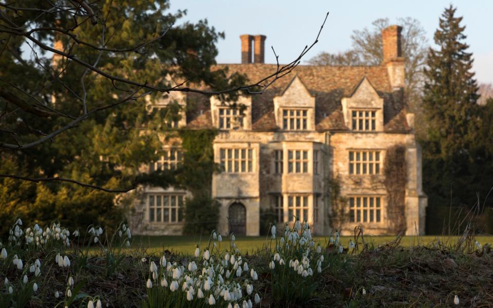 Rare and unusual snowdrop varieties can be found at Anglesey Abbey in Cambridgeshire