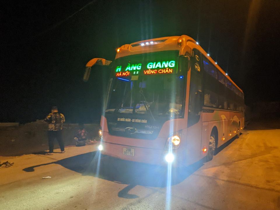 The 24 hour night bus from Vietnam to Laos