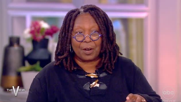 Whoopi Goldberg on the set of The View (Photo: ABC)