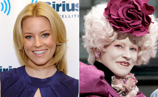 Elizabeth Banks as Effie Trinket in “The Hunger Games”