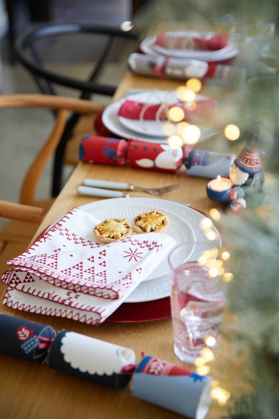 <p>Transform your Christmas table with new napkins, plastic-free crackers and fairy lights for decoration. Dunelm's Christmas range has everything you need to add sparkle to your evening meal. Tumblers start from just £1, while you can pick up plates for £4.</p>