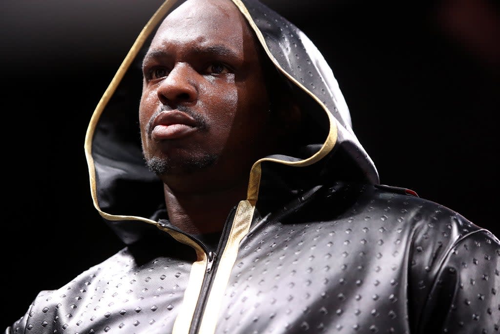 Dillian Whyte had to withdraw from Saturday’s bout (Nick Potts/PA) (PA Archive)