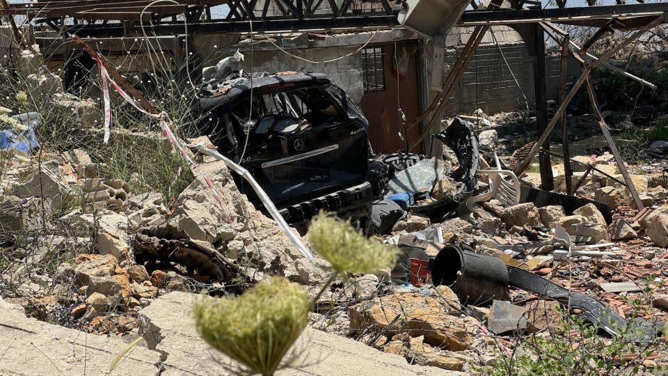 Damaged property in the town of Marjayoun, southern Lebanon. - Muhammad Darwish/CNN