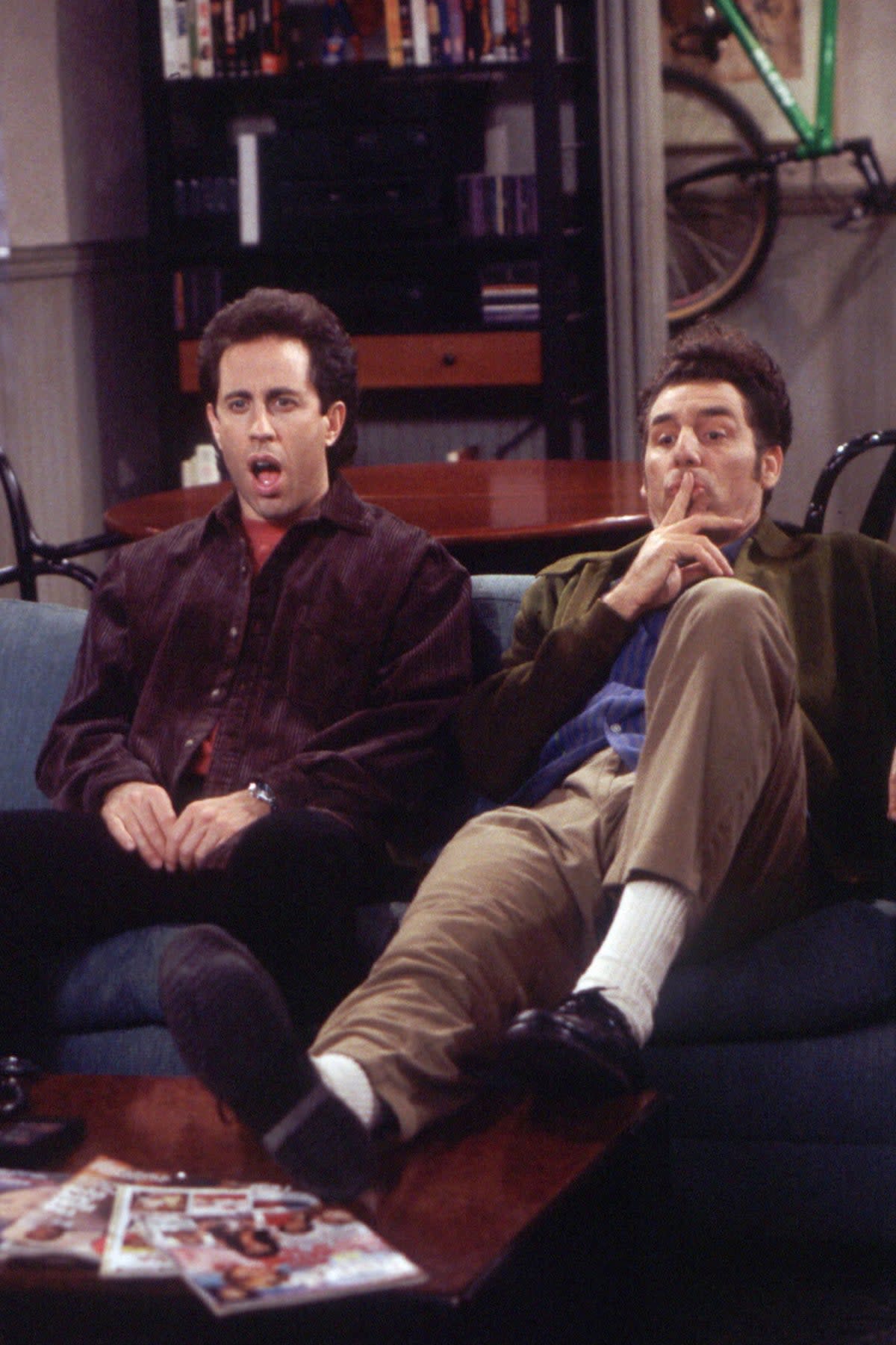 Shock comedy: Jerry Seinfeld and Michael Richards in an episode of ‘Seinfeld’ (Shutterstock)