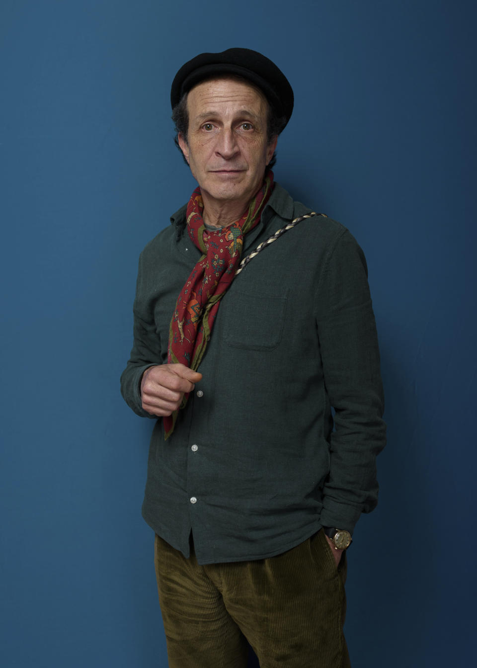 Daniel Gimenez Cacho poses for a portrait to promote the film "Bardo, False Chronicle of a Handful of Truths" on Tuesday, Oct. 25, 2022, in New York. (Photo by Christopher Smith/Invision/AP)