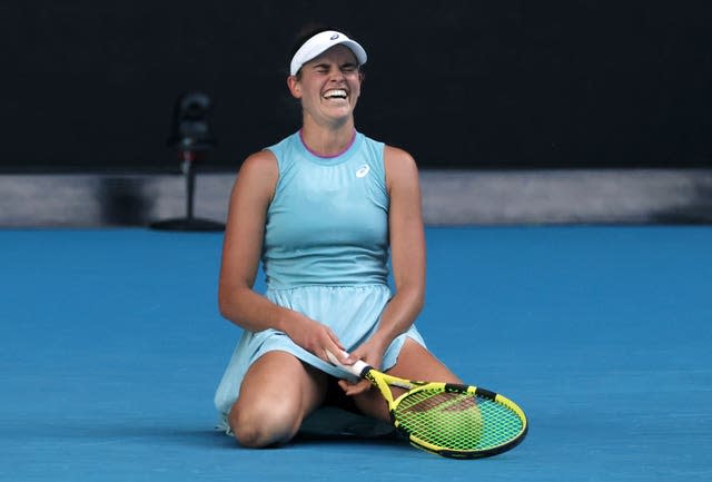 Jennifer Brady overcame nerves to beat Karolina Muchova in the semi-finals