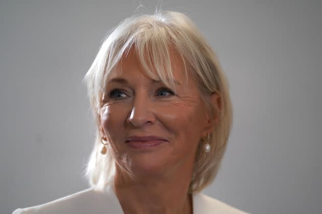 Nadine Dorries en el lanzamiento de la campaña de Liz Truss para ser líder del Partido Conservador.