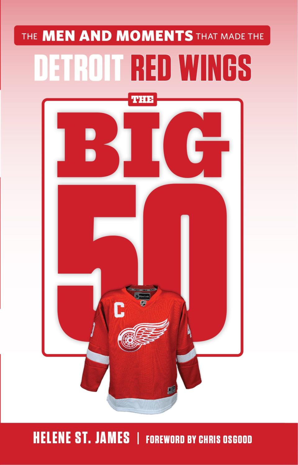 "The Big 50: Detroit Red Wings” is written by Free Press sports writer Helene St. James, with a forward by goalie Chris Osgood. She explores the living history of the Red Wings, counting down from Nos. 50-1, including greats like Gordie Howe, Steve Yzerman, Nicklas Lidstrom, Pavel Datsyuk and more.