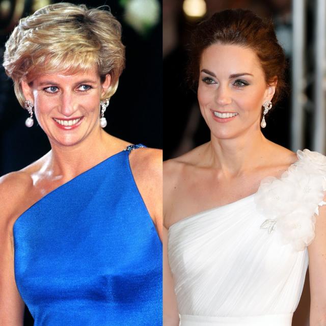 Queen Elizabeth II's Jewelry Worn by Kate Middleton, Princess Diana, More