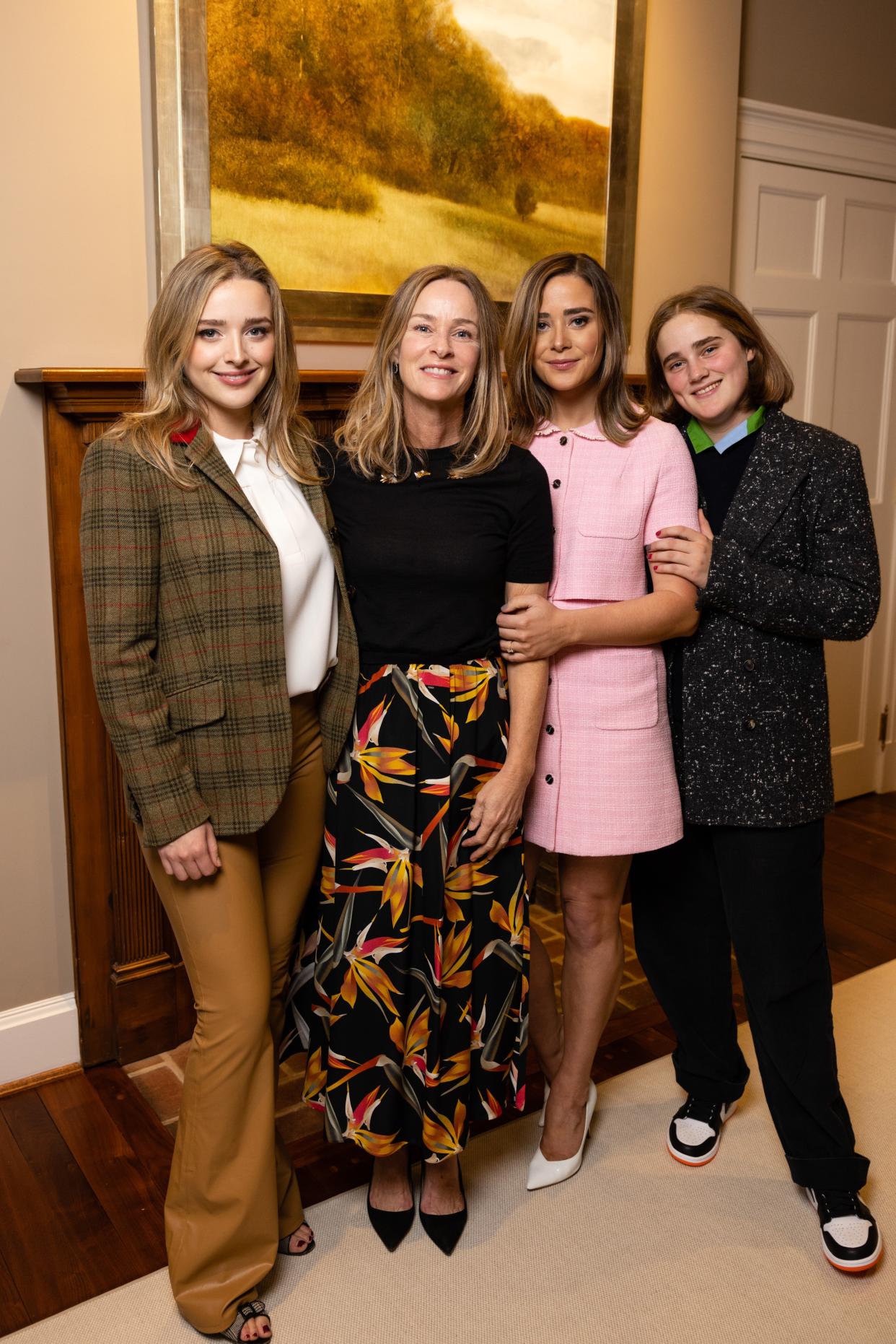 Naomi Biden, Kathleen Buhle, Finnegan Biden and Maisy Biden on Nov. 13, 2021.(Photo: Chuck Kennedy)