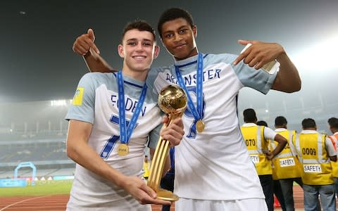 Foden and Brewster were England's main men during their World Cup success - Credit: Getty Images