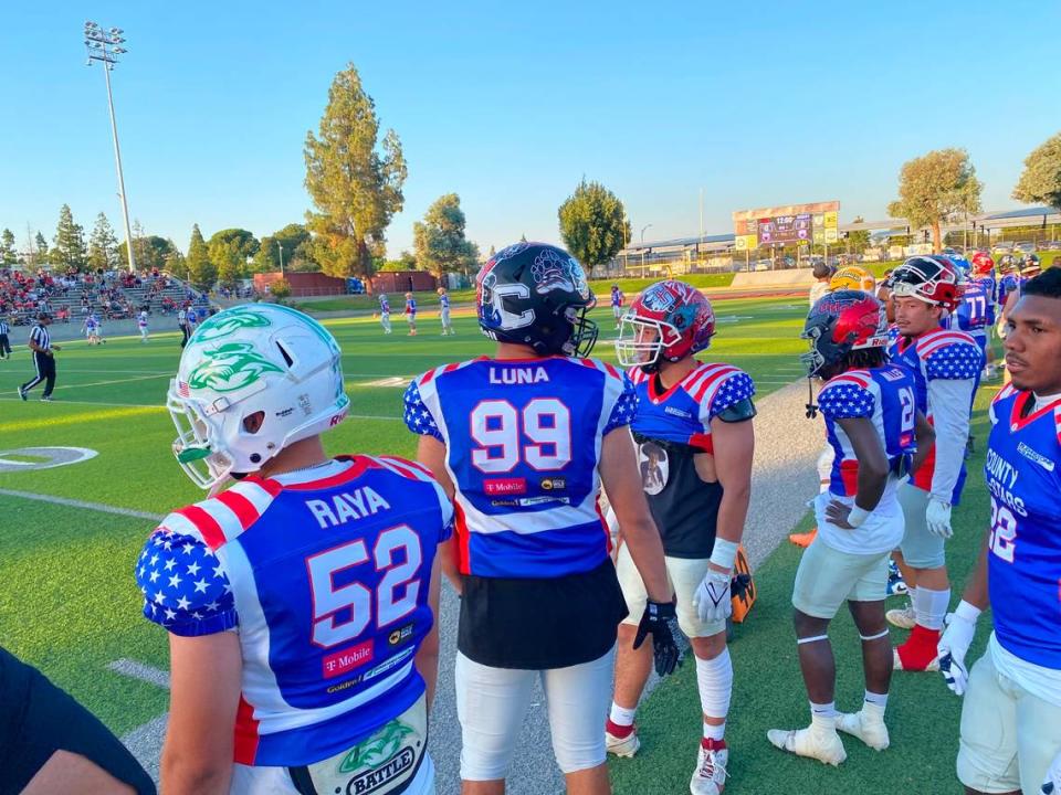 The 70th City/County All-Star football game at McLane Stadium in Fresno, California on Friday, June 21, 2024.