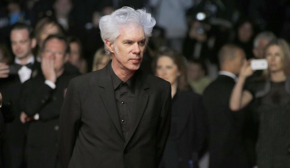 Director Jim Jarmusch arrives for the screening of Only Lovers Left Alive at the 66th international film festival, in Cannes, southern France, Saturday, May 25, 2013. (AP Photo/Lionel Cironneau)