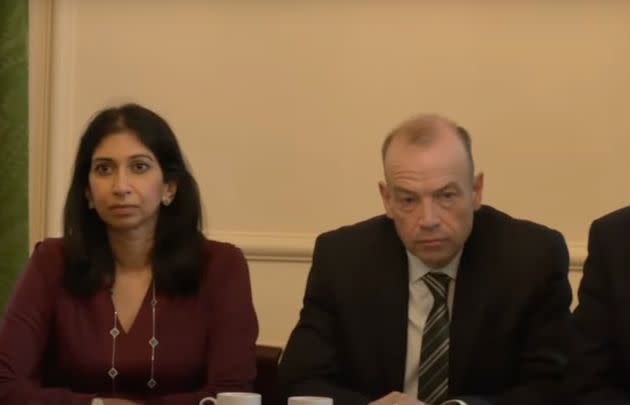 Suella Braverman and Chris Heaton-Harris (Photo: Sky News)