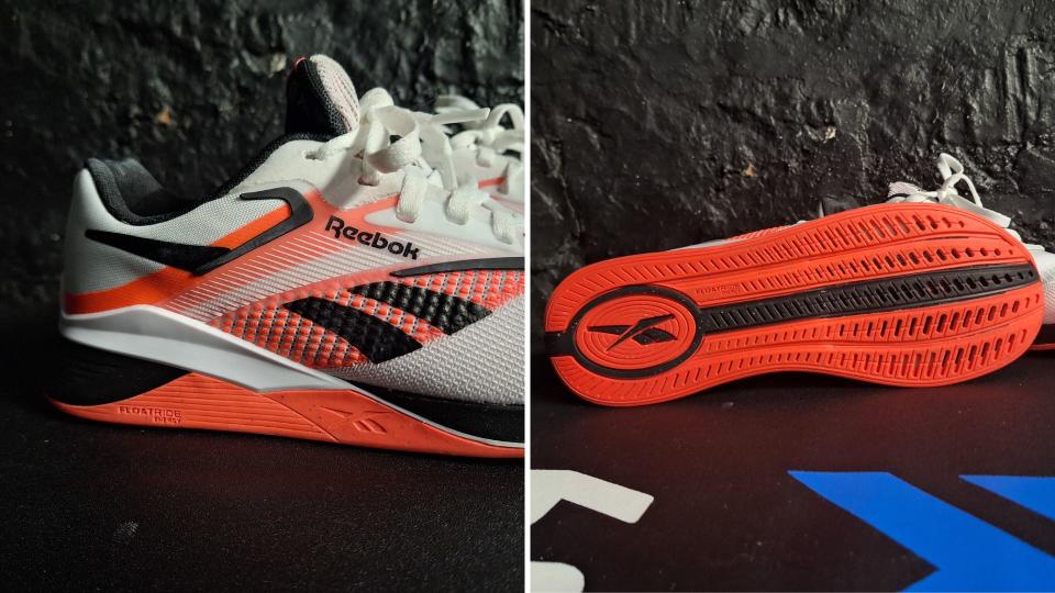 Reebok Nano X4 review: here is an image of the side of the trainer and the sole