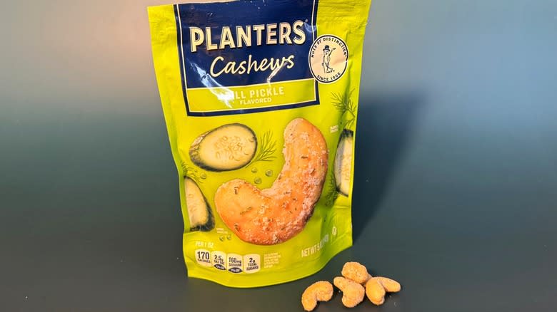 bag of dill pickle cashews