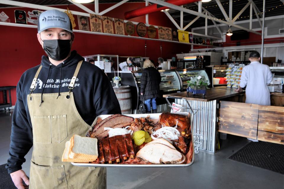 The Old Fashioned Butcher Shoppe in Newburgh is now offering hot to-go meals featuring their smoked meats and sides on Tuesday - Friday afternoons fro 3-5. Order ahead.