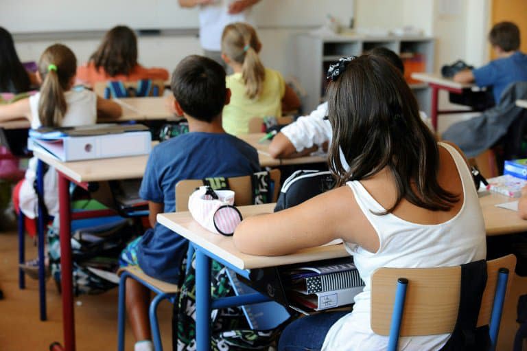 Image d'illustration - des élèves dans une classe d'école - REMY GABALDA © 2019 AFP