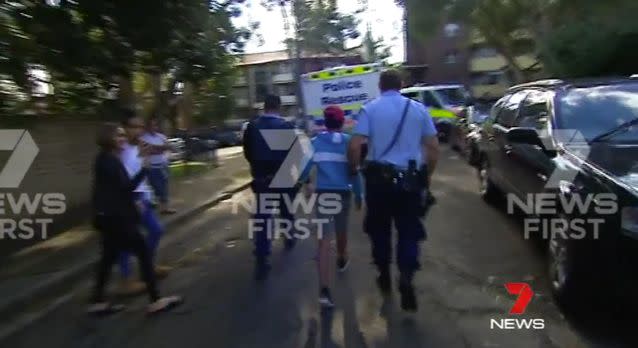 Three boys were initially arrested over the alleged stabbing. Source: 7 News