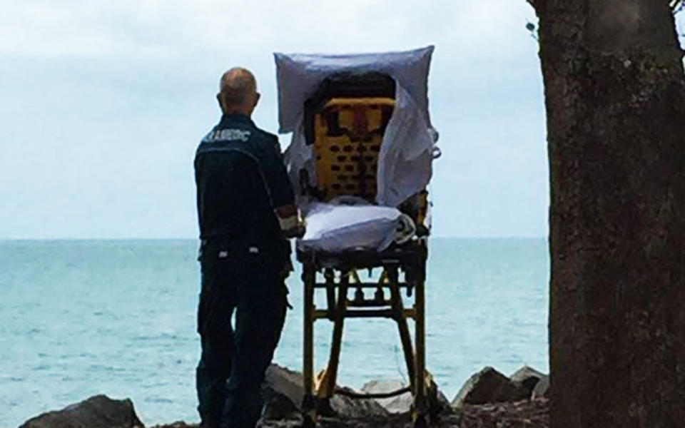 In November last year, Queensland Ambulance Service paramedics stopped at Hervey Bay Beach to let a palliative care patient take in the views.