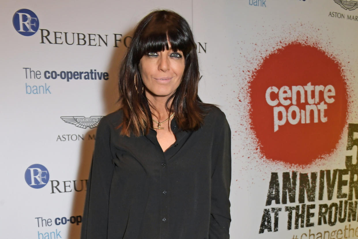 LONDON, ENGLAND - NOVEMBER 13:   Claudia Winkleman joins Patron of Centrepoint, HRH The Duke of Cambridge, young people supported by Centrepoint, and the charity's staff, ambassadors and supporters to mark the charity's 50 years of tackling youth homelessness, at The Roundhouse on November 13, 2019 in London, England. Duran Duran, Rita Ora and Hussain Manawer all performed at the gala.  (Photo by David M. Benett/Dave Benett/Getty Images for Centrepoint)