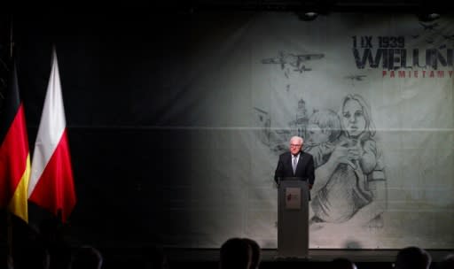 "We want to, and we will, remember. And we will bear the responsibility that our history imposes upon us," German President Frank-Walter Steinmeier said