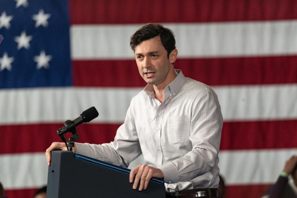 Sen. Jon Ossoff set up a qualified blind trust for his stock holdings in 2021. Getty Images