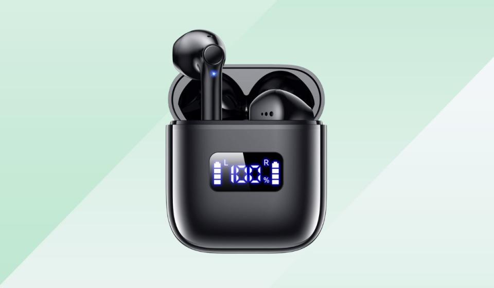 earbuds in charging case