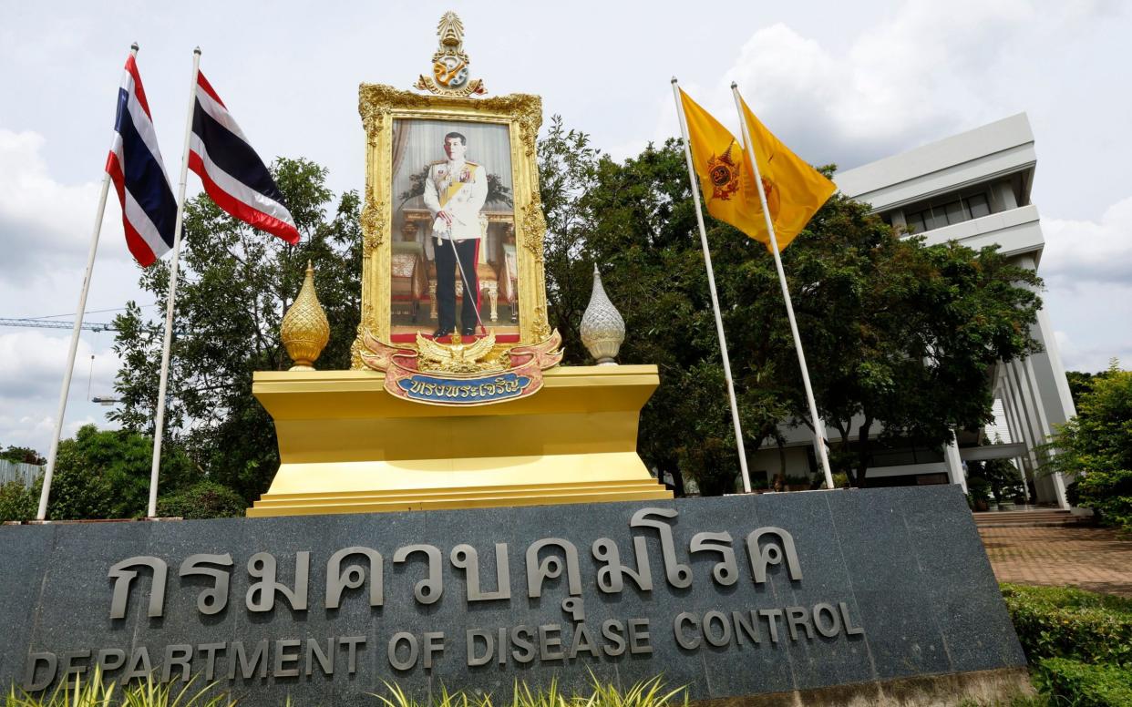 An exterior view of the Department of Disease Control, within the area of the Ministry of Public Health in Nonthaburi province, on the outskirts of Bangkok, Thailand