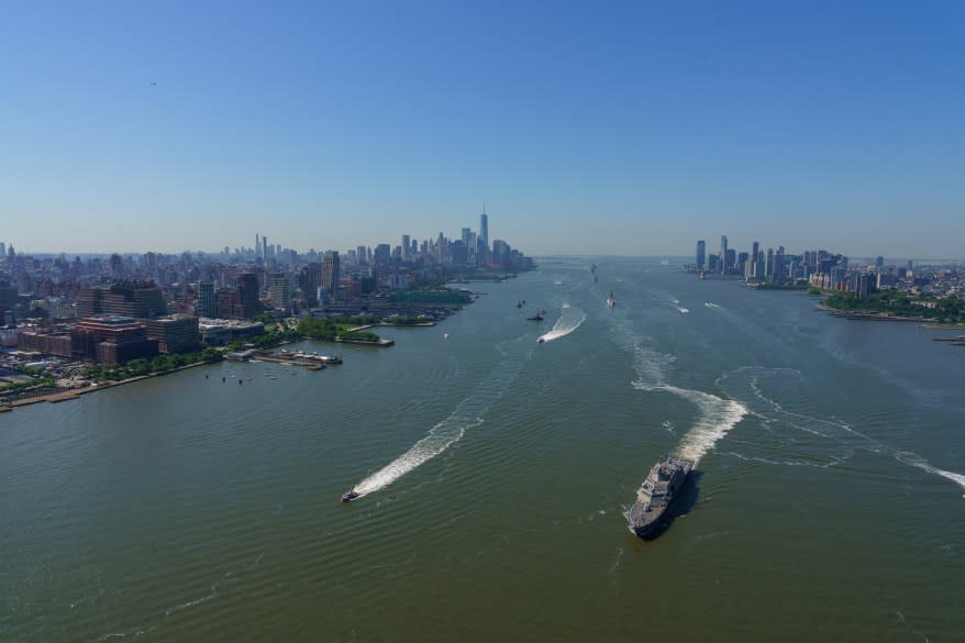 Fleet Week New York 2024 kicks off with ceremonial Parade of Ships.