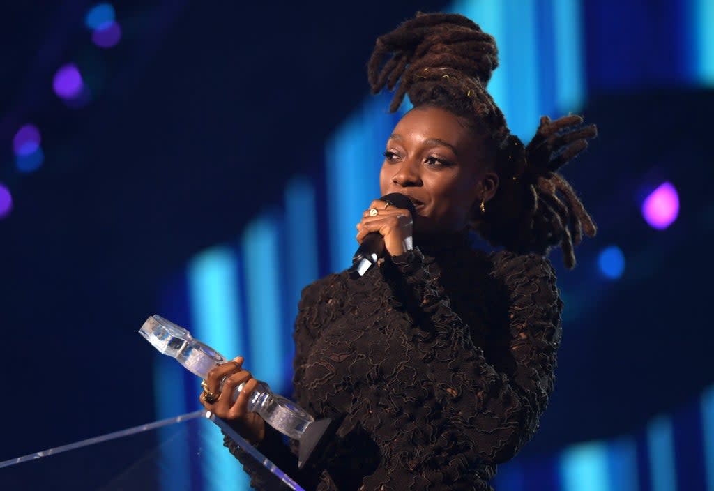 Little Simz receives the 'Mobo Best Female Artist