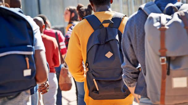 PHOTO: A group of college students walk on their university campus in a stock image. (Digital Vision/Getty Images)