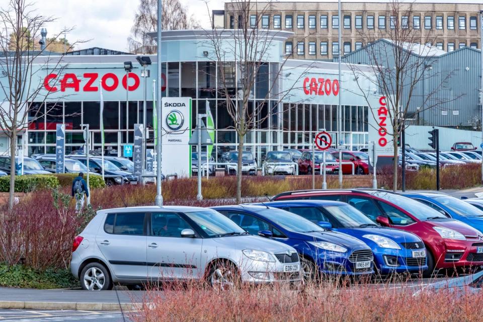 Online car seller Cazoo has decided to pull out of its mainland Europe business to focus solely on the £100bn per year UK car resale market. (Alamy/PA) ((Alamy/PA))