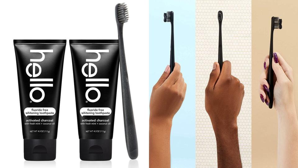 Reviewers say this charcoal toothpaste can help you get a whiter smile.