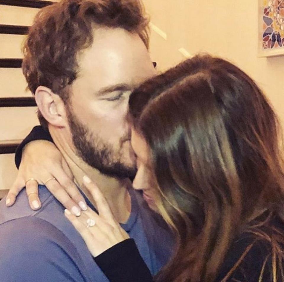 Chriss Pratt and Katherine Schwarzenegger