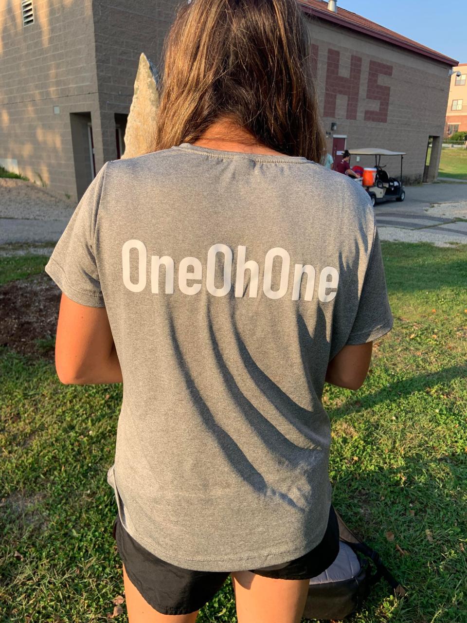 The motto of the Portsmouth High School girls soccer team is 'OneOhOne,' in reference to a stonecutter's credo that a stone will be broken into two on the 101st strike.
