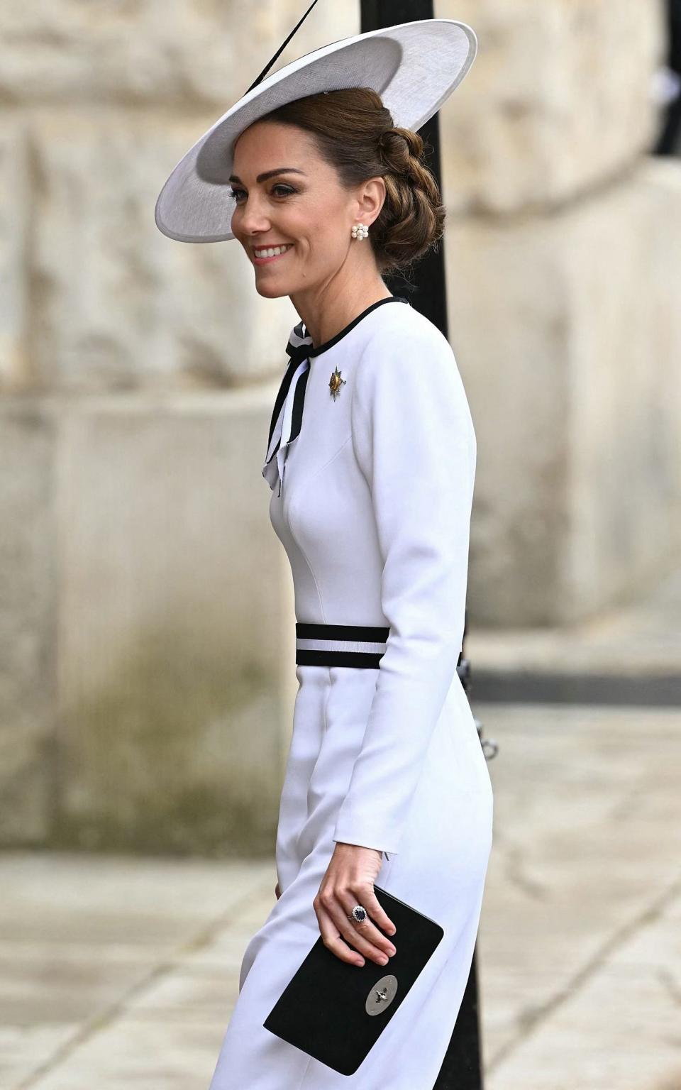 The Princess of Wales wore a dress from her existing wardrobe