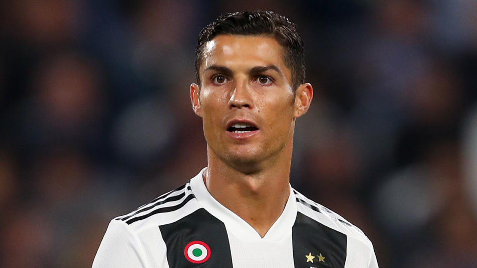 Cristiano Ronaldo is threatening legal action over ‘rape’ allegations from 2009. Pic: Getty