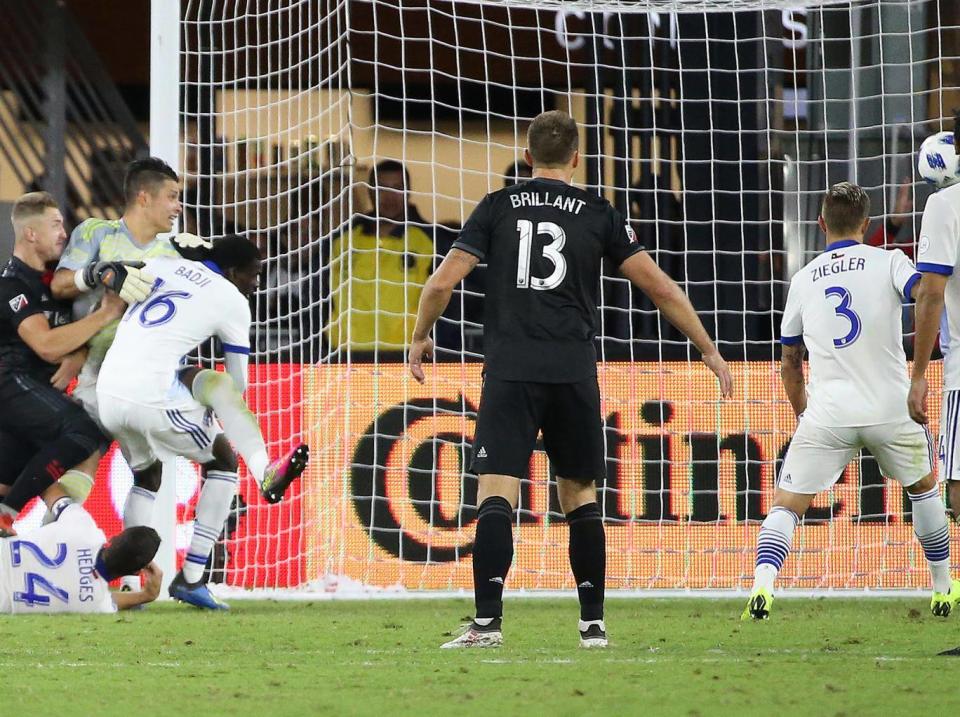 Russell Canouse (far left) scored the winner for DC United (USA TODAY Sports)