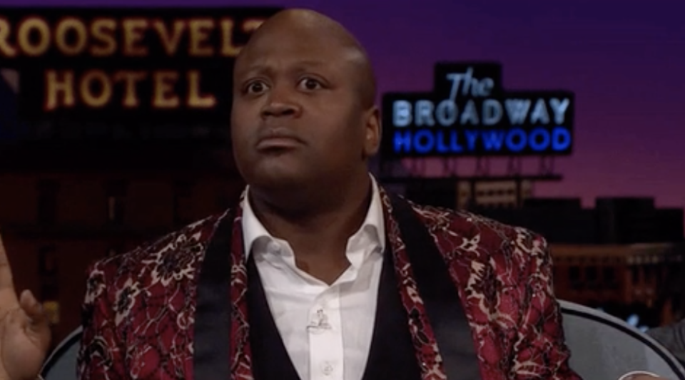 Tituss Burgess looking shocked