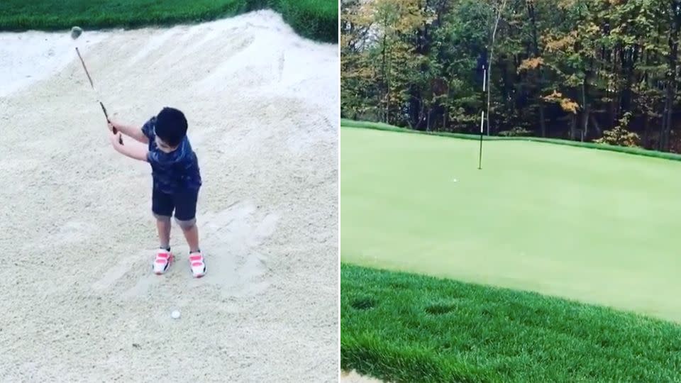 Could Dash Day be a future PGA Tour star? Pic: Instagram