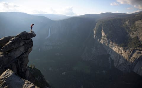 Alex Honnold in a scene from Free Solo - Credit: National Geographic