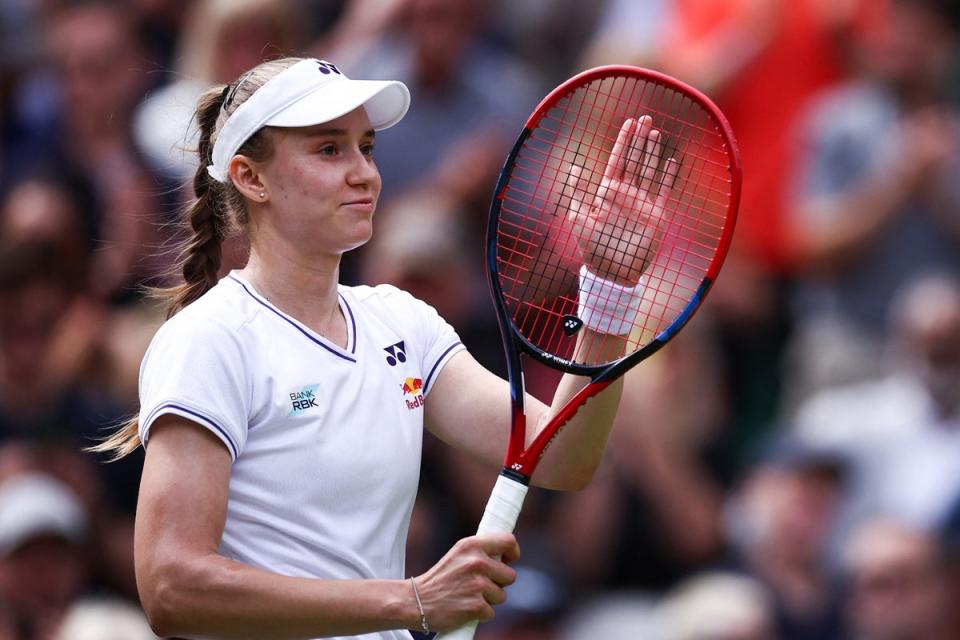 Elena Rybakina is into another Wimbledon semi-final  (Getty)