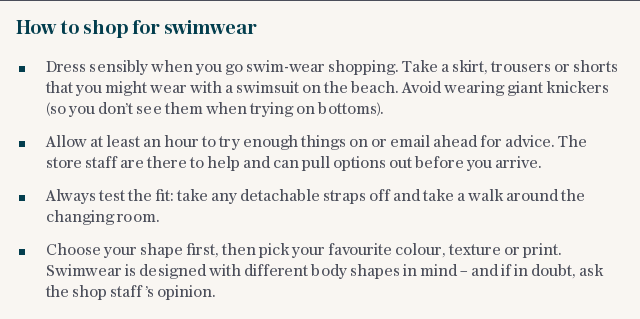 How to shop for swimwear