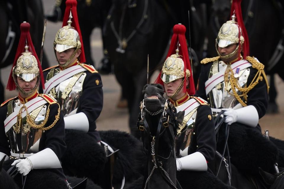 Thousands of guests watched the rehearsal (Yui Mok/PA) (PA Wire)