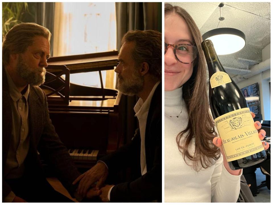 I tried the now-famous red wine that Bill and Frank share in "The Last of Us."